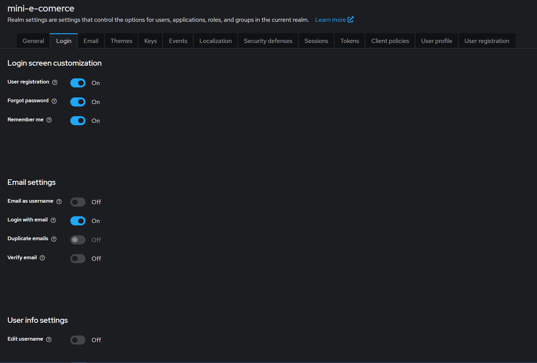 Login Options